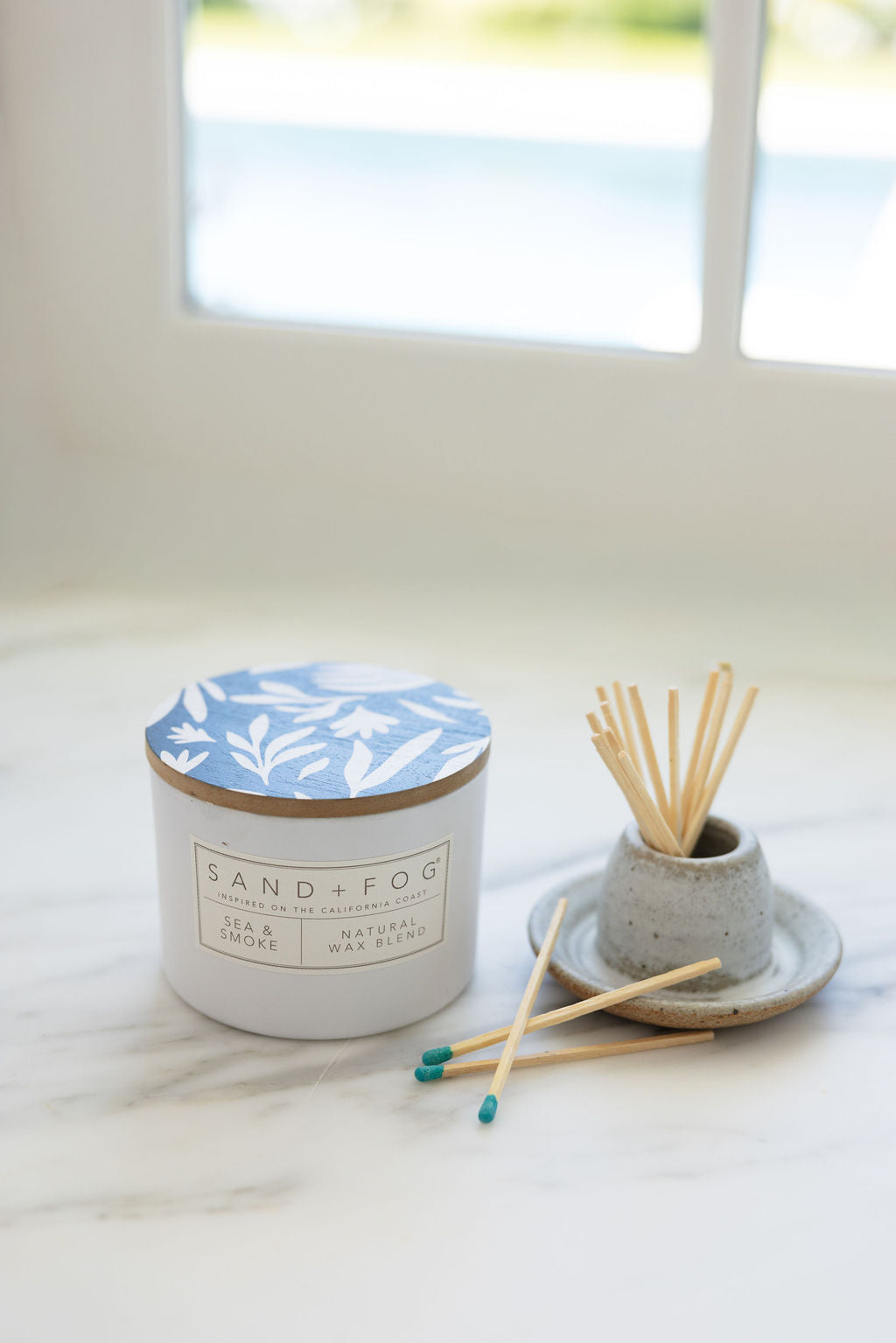 Sea & Smoke 12 oz scented candle Premium