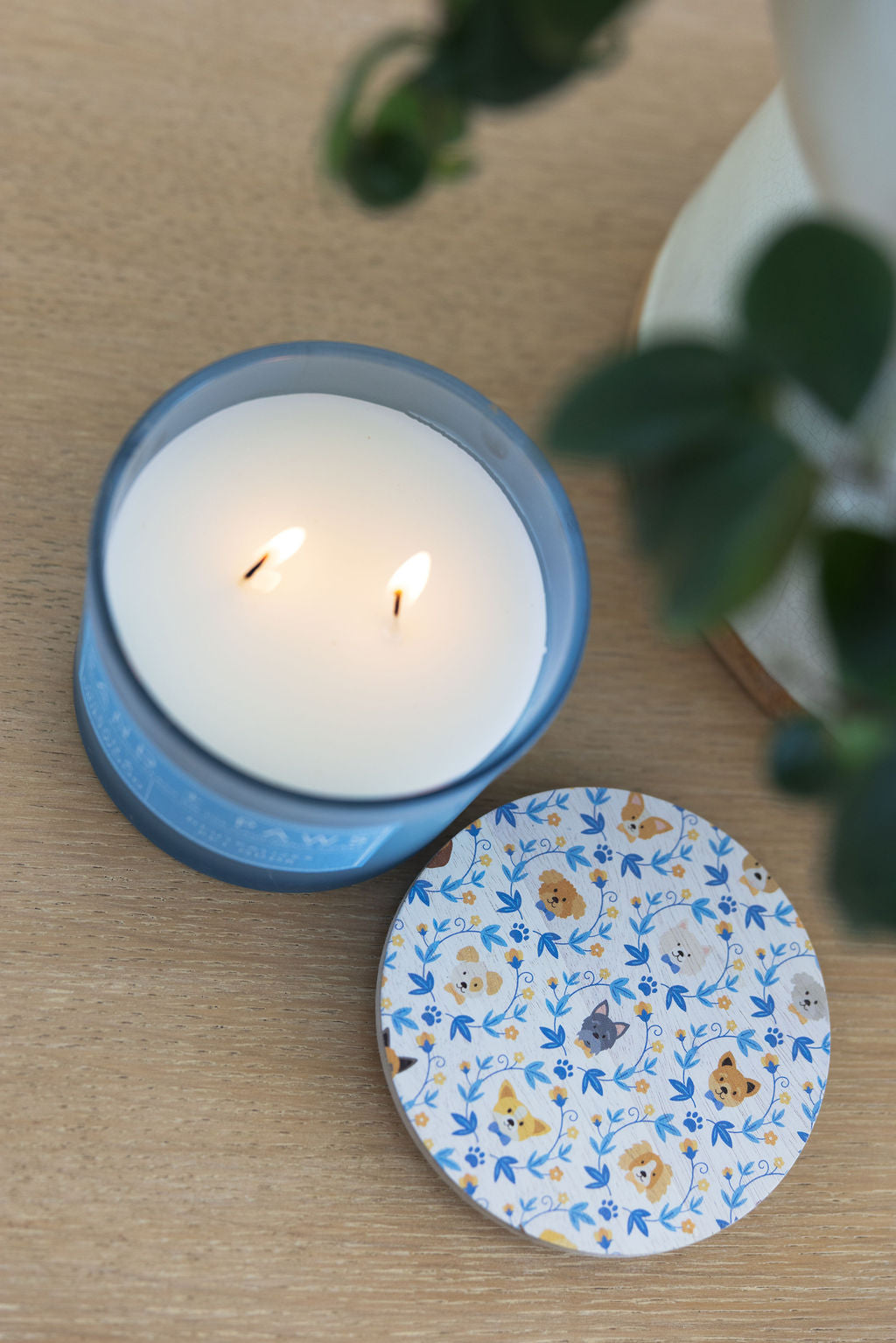 Sand + Paws Ocean & Driftwood 12 oz scented candle Premium