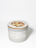 Sand + Paws Cashmere & Linen 12 oz scented candle Premium