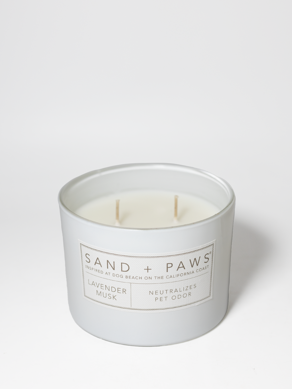 Sand + Paws Lavender Musk 12 oz scented candle Premium