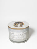Sand + Paws Vanilla & Amber 12 oz scented candle Premium
