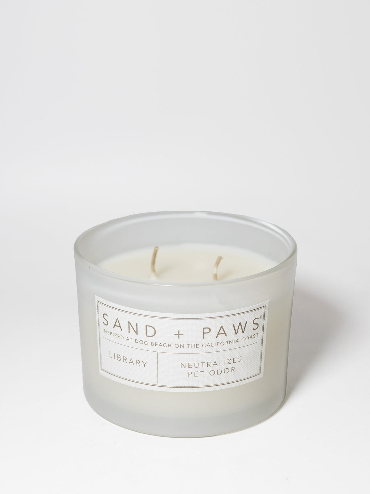 Sand + Paws Library 12 oz scented candle Premium