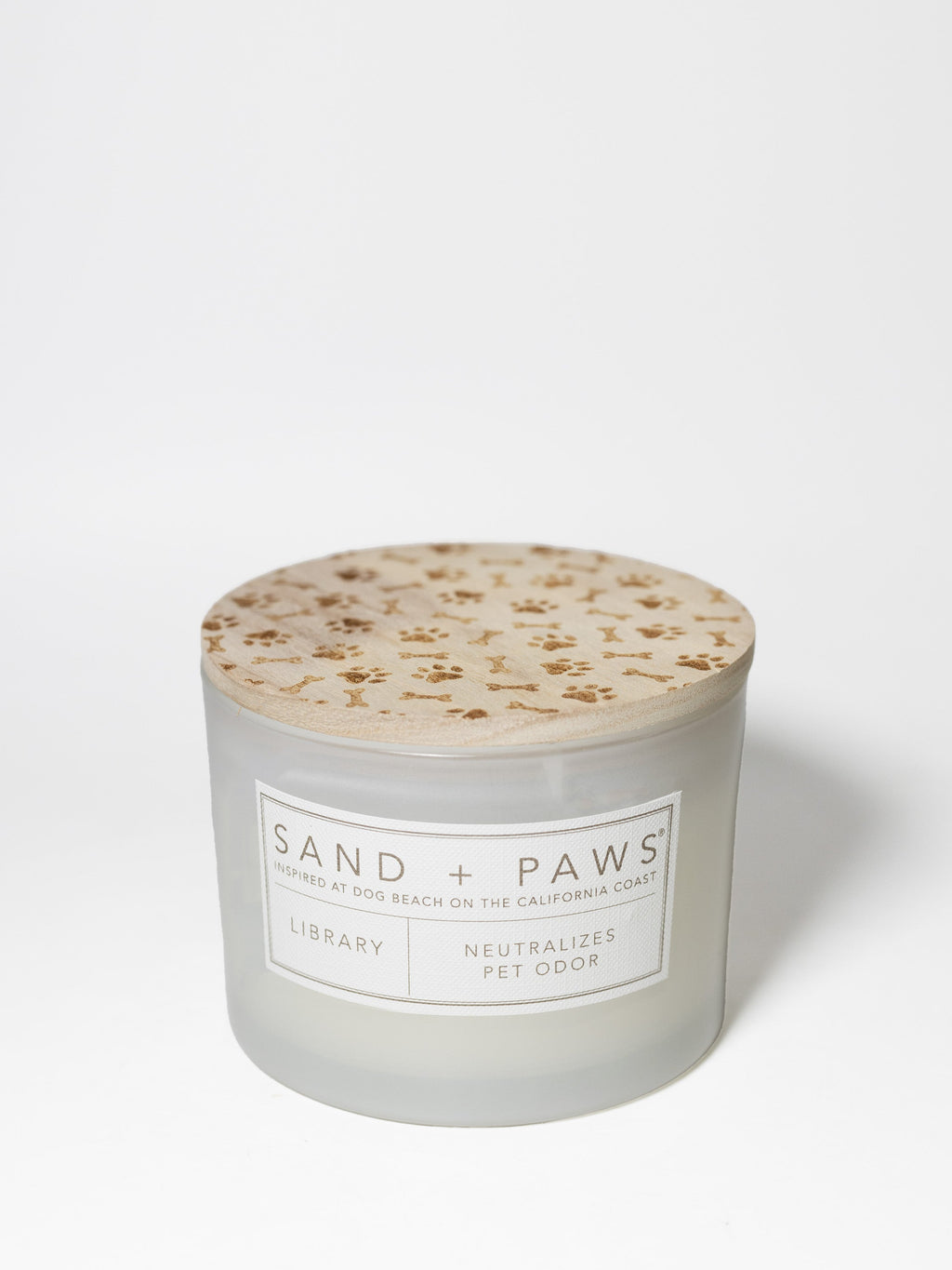 Sand + Paws Library 12 oz scented candle Premium