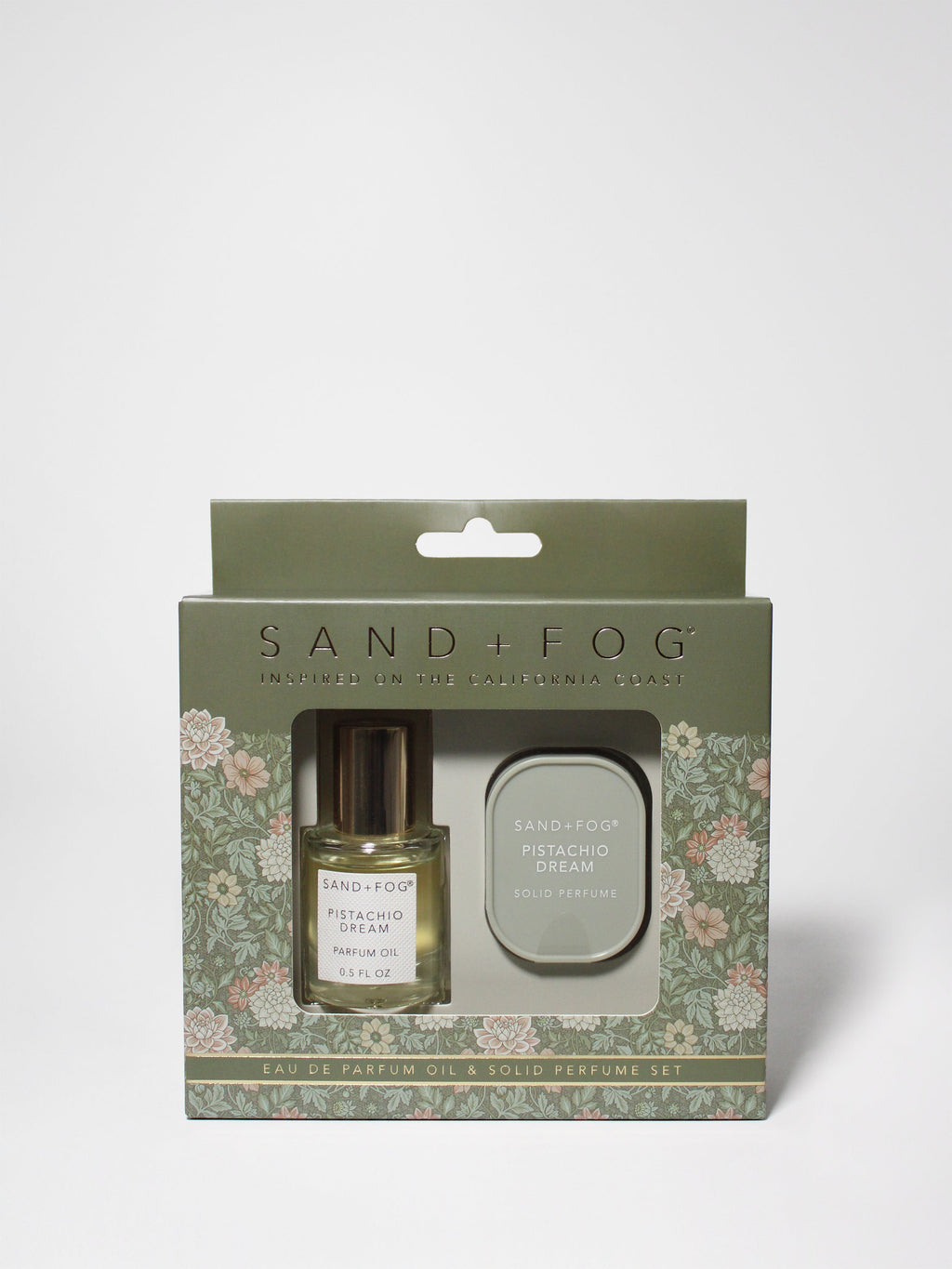 Luxurious Perfume Oil Rollerball and Solid Perfume Set - Pistachio Dream