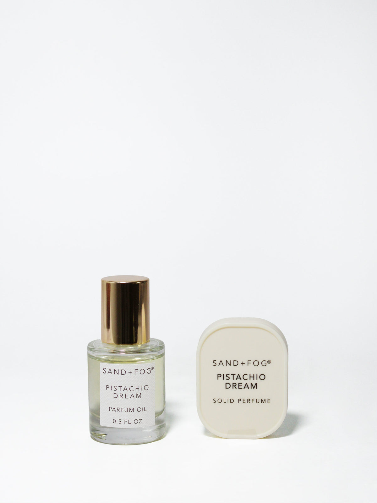 Luxurious Perfume Oil Rollerball and Solid Perfume Set - Pistachio Dream