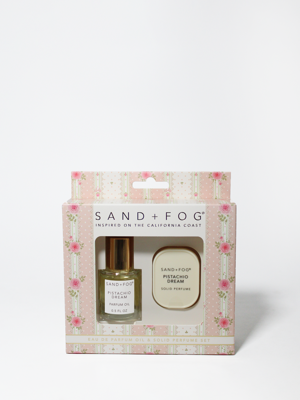 Luxurious Perfume Oil Rollerball and Solid Perfume Set - Pistachio Dream