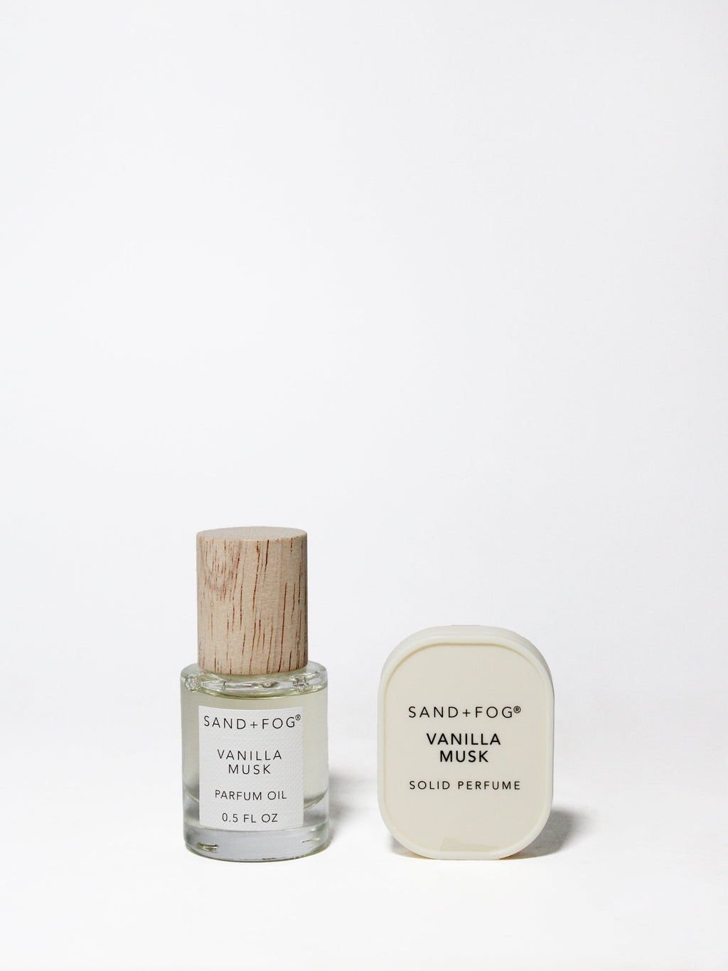 Luxurious Perfume Oil Rollerball and Solid Perfume Set - Vanilla Musk