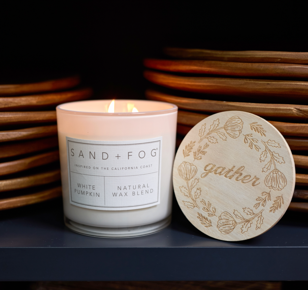 White Pumpkin 21 oz scented candle Premium