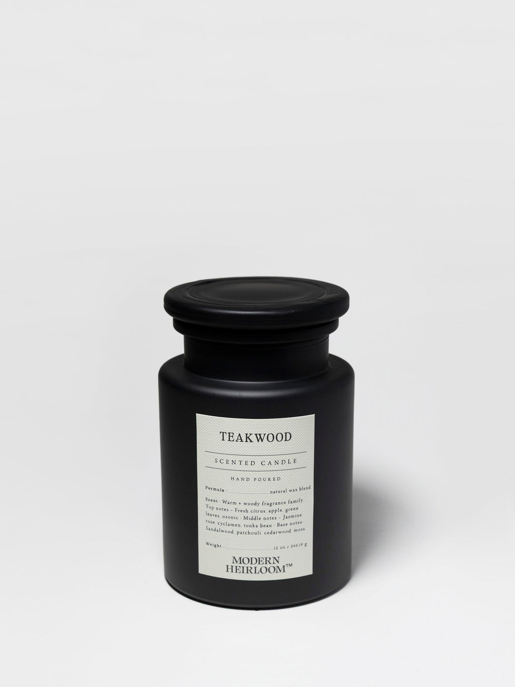 Teakwood 12 oz scented candle Premium