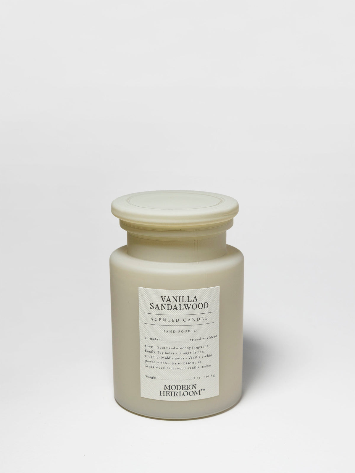 Vanilla Sandalwood 12 oz scented candle Premium