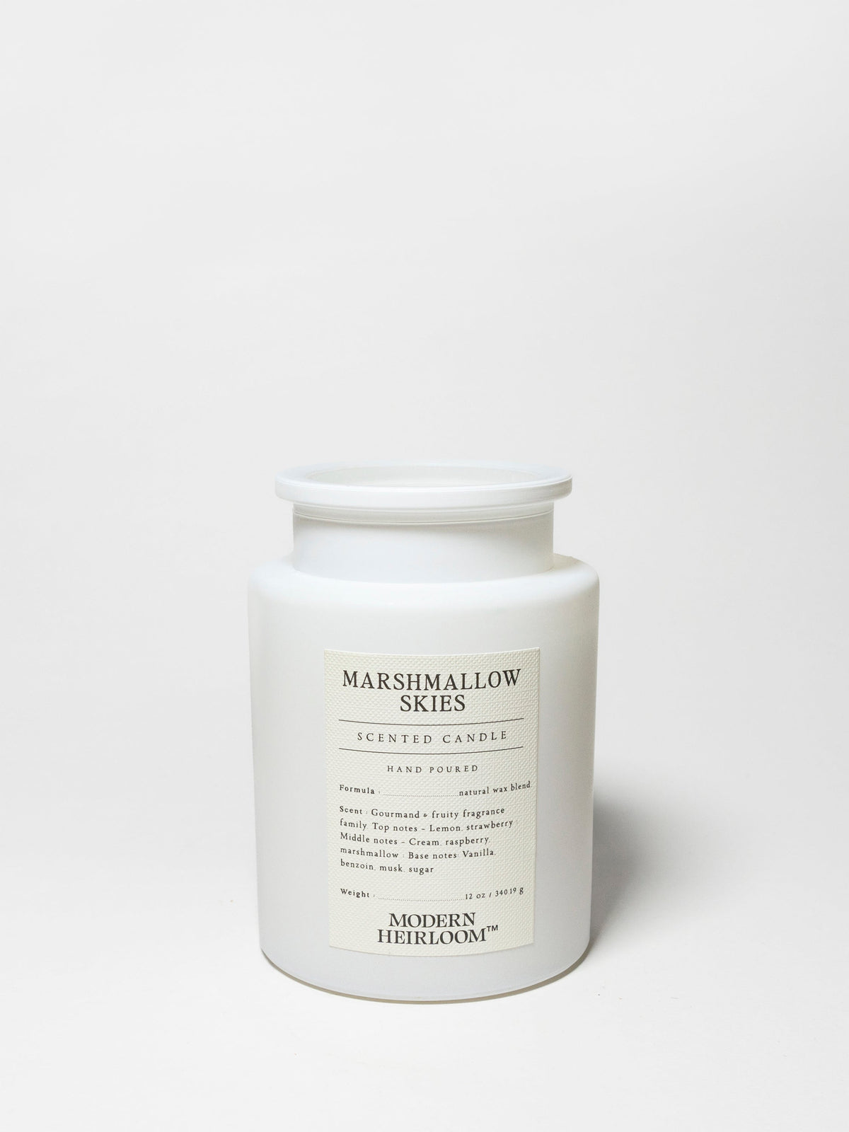 Marshmallow Skies 12 oz scented candle Premium