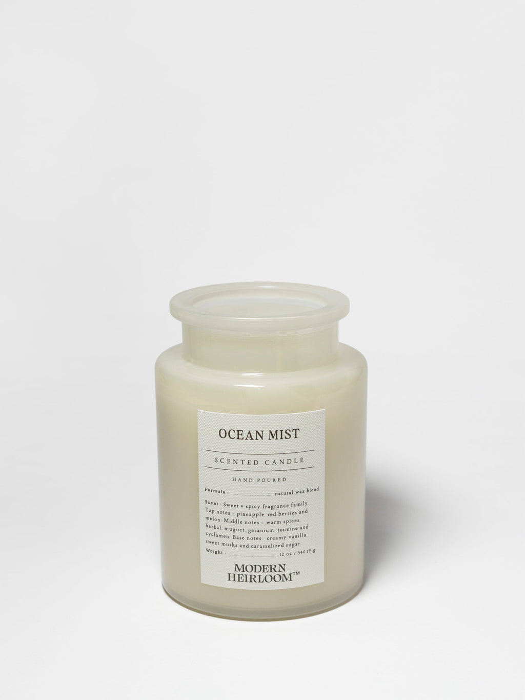 Ocean Mist 12 oz scented candle Premium