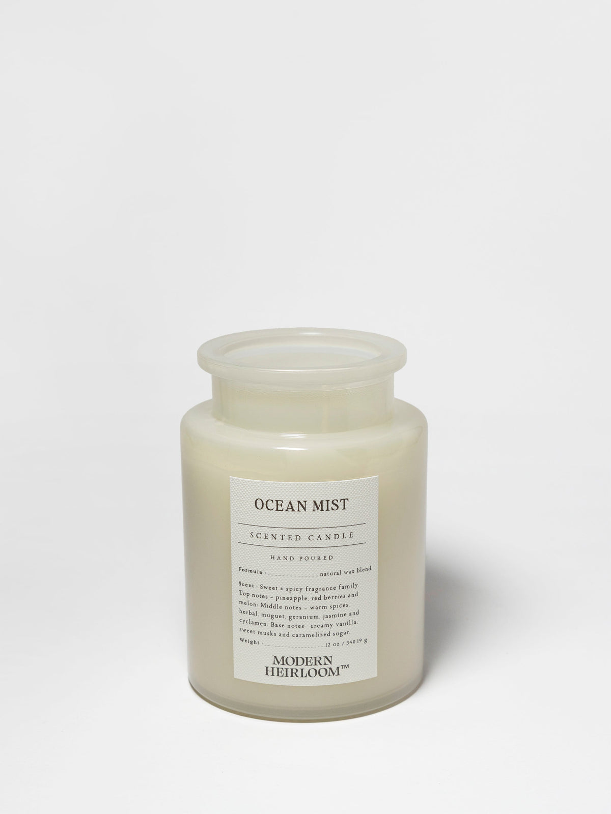 Ocean Mist 12 oz scented candle Premium