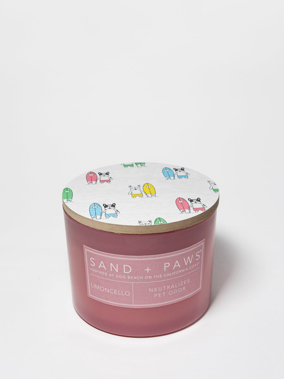 Sand + Paws Limoncello 12 oz scented candle Premium