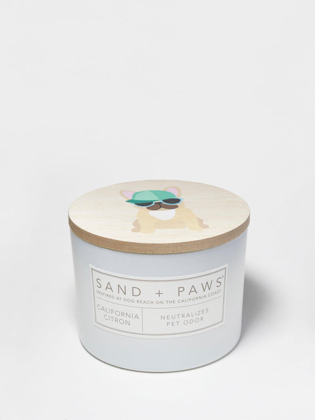 Sand + Paws California Citron 12 oz scented candle Premium