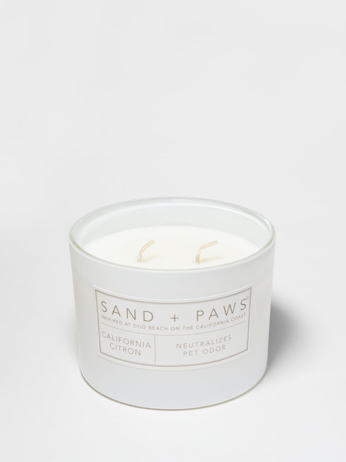 Sand + Paws California Citron 12 oz scented candle Premium