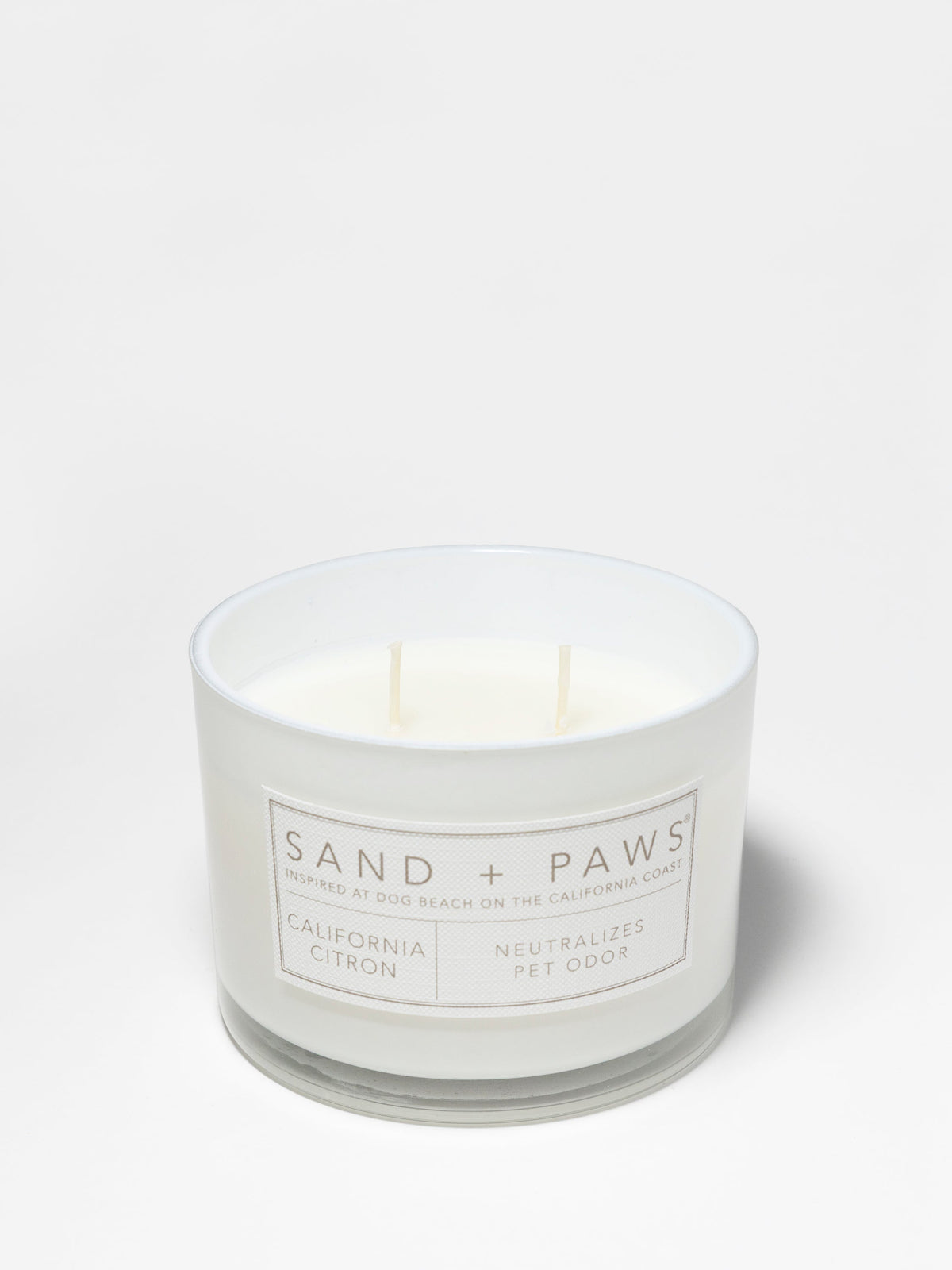 Sand + Paws California Citron 12 oz scented candle Premium