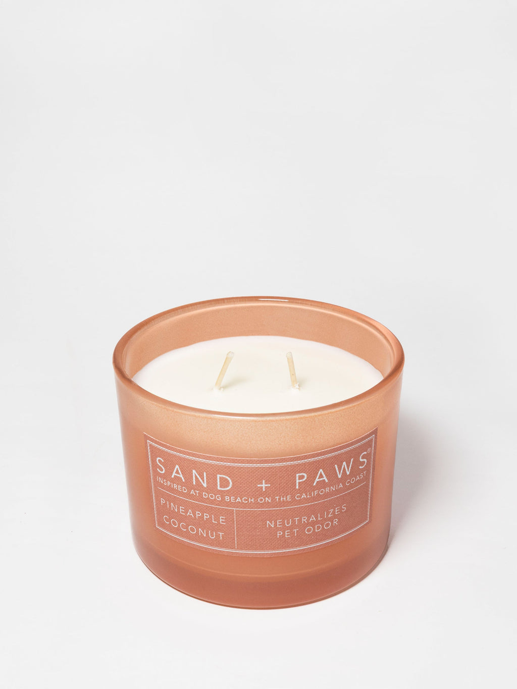Sand + Paws Pineapple Coconut 12 oz scented candle Premium