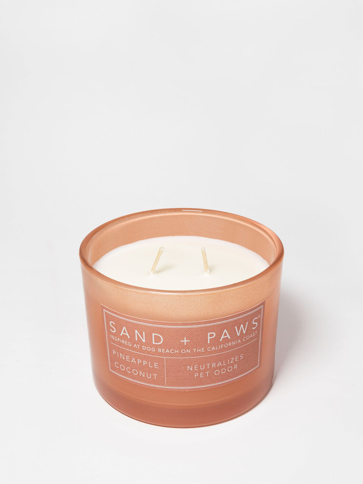 Sand + Paws Pineapple Coconut 12 oz scented candle Premium