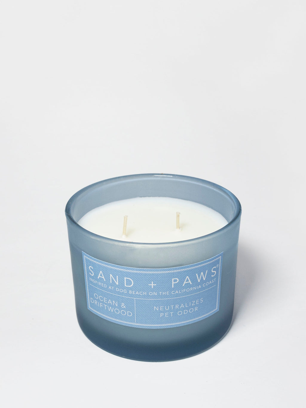 Sand + Paws Ocean & Driftwood 12 oz scented candle Premium