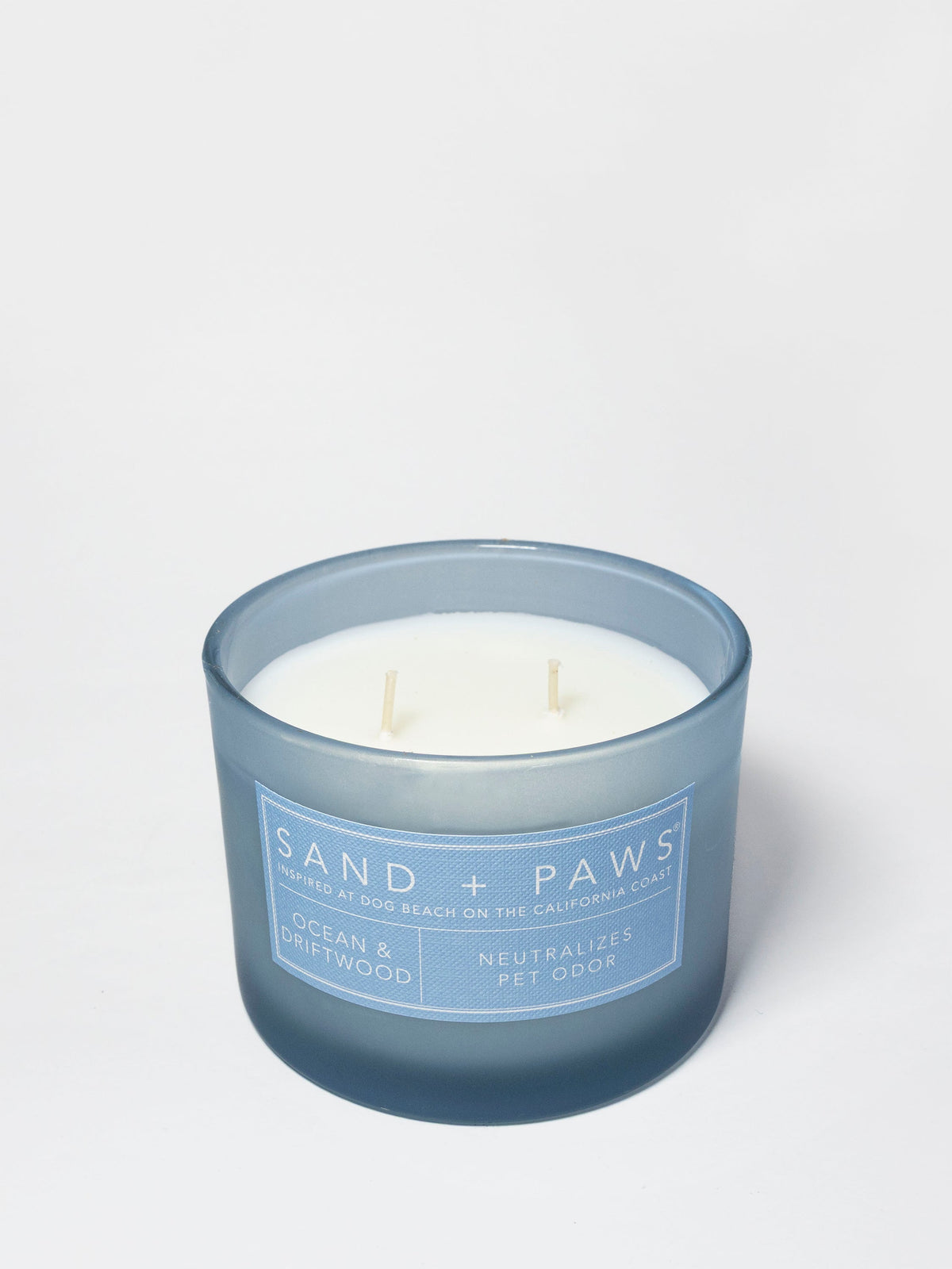 Sand + Paws Ocean & Driftwood 12 oz scented candle Premium