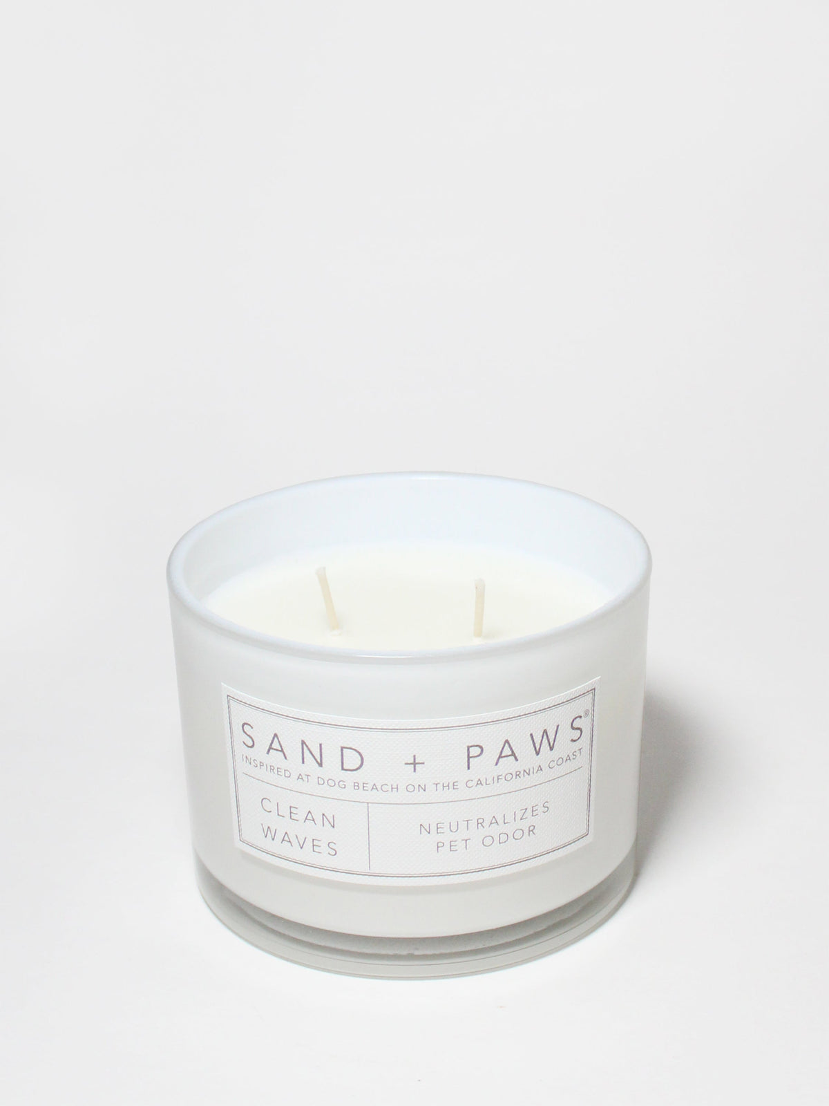 Sand + Paws Clean Waves 12 oz scented candle Premium