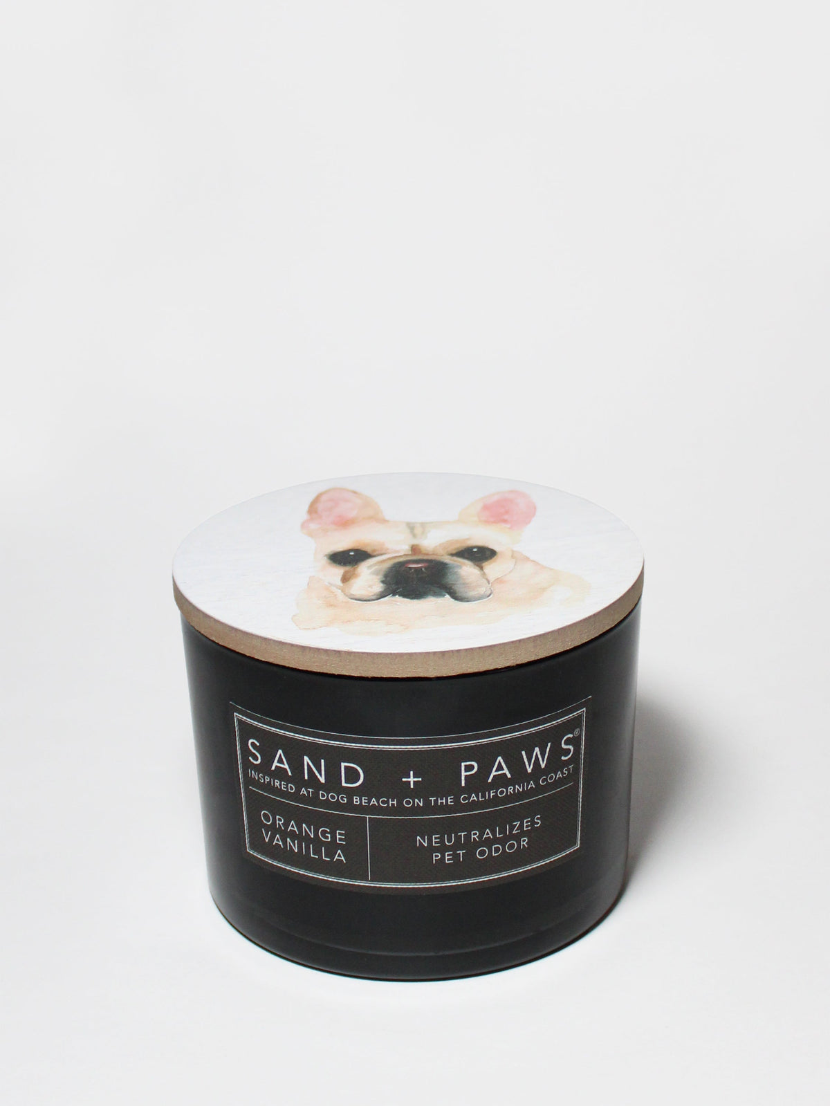 Sand + Paws Orange Vanilla 12 oz scented candle Premium