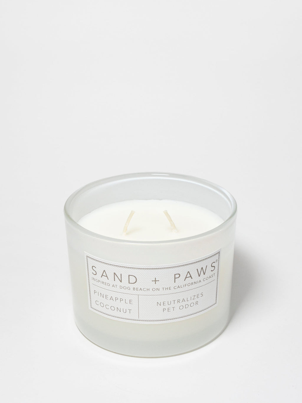 Sand + Paws Pineapple Coconut 12 oz scented candle Premium