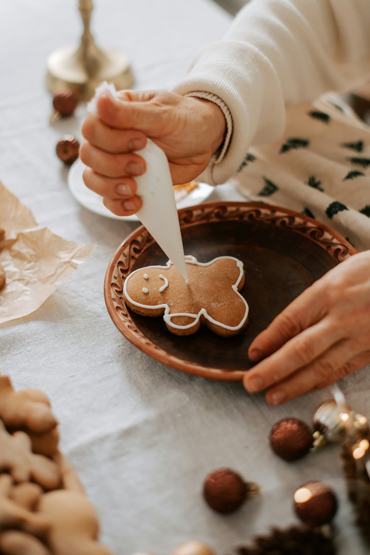 Sand + Paws Spiced Gingerbread 12 oz scented candle Premium