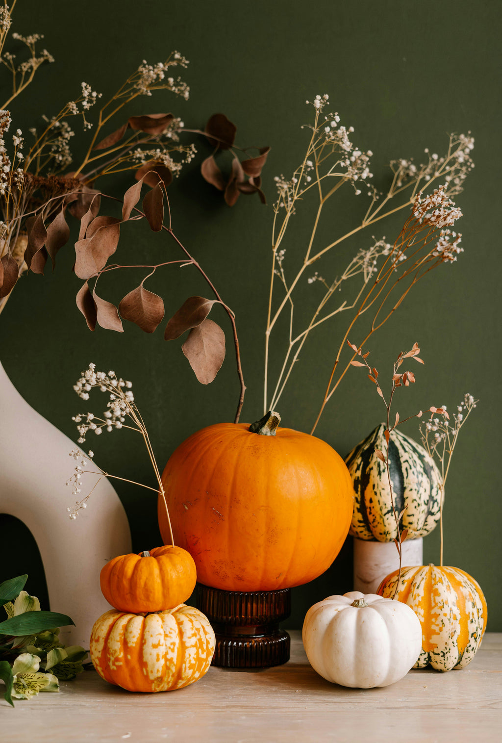 Pumpkin & Eucalyptus 21 oz scented candle Premium